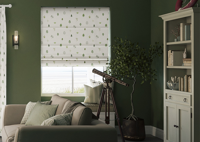 Spruced Up, Grassland - Motorised Roman Blind - Image 3